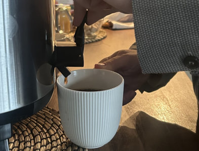 Modern möteslokal Skövde med kaffe